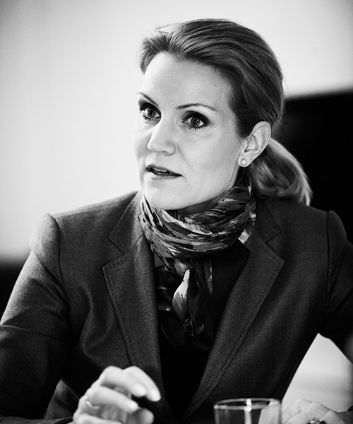 Interview med Helle Thorning-Schmidt på Christiansborg, januar 2011. (Foto Mikkel Hagstrøm)